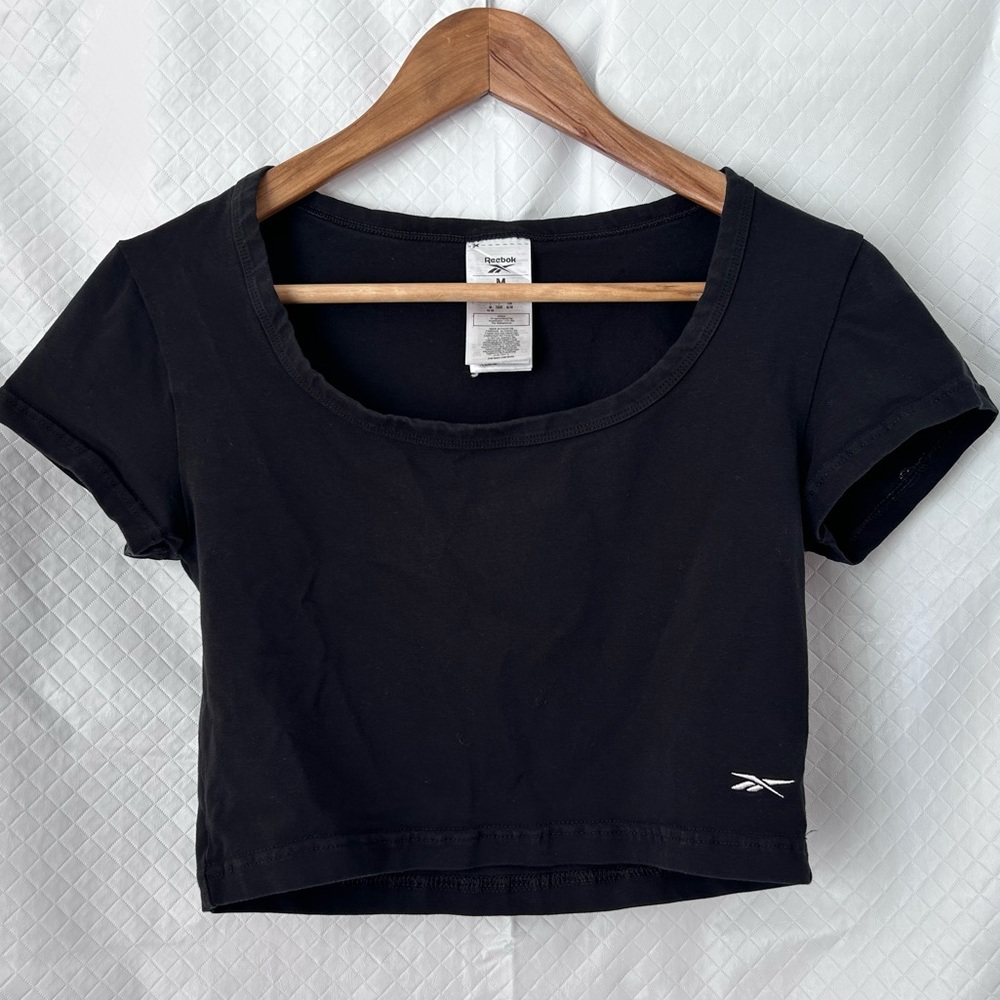 Reebok Classic Black Crop Top